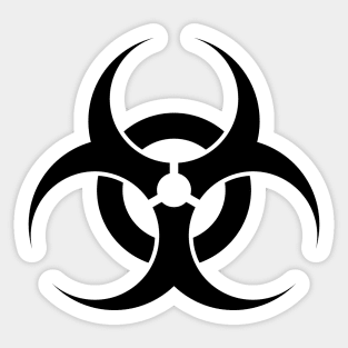 Biohazard Symbol Sticker